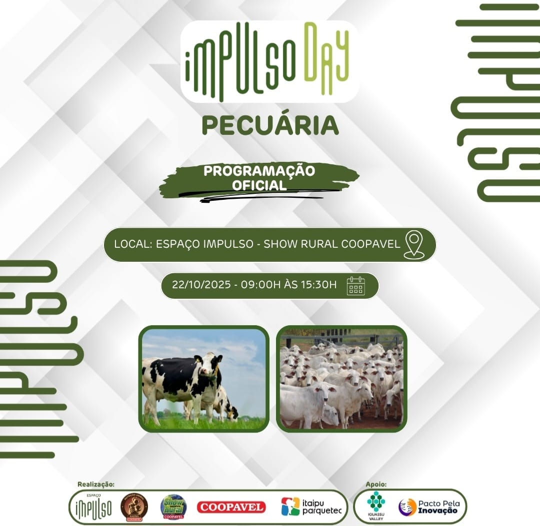 Impulso Day Pecuária vai priorizar conhecimento, tecnologia e inovação