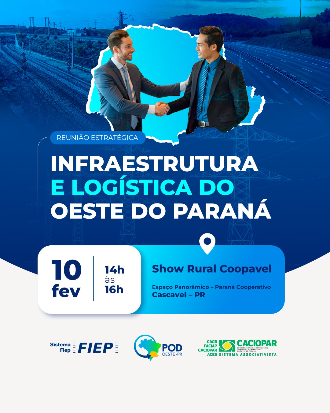 Fiep promove debate sobre infraestrutura logística e energética no Show Rural 2026