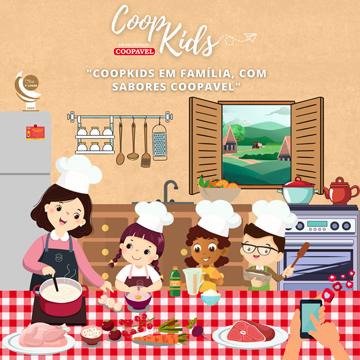 Concurso de receitas da Coopavel valoriza família e premia crianças