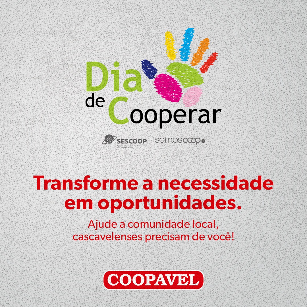 Dia C: Coopavel e Credicoopavel estimam arrecadar 10 toneladas de donativos