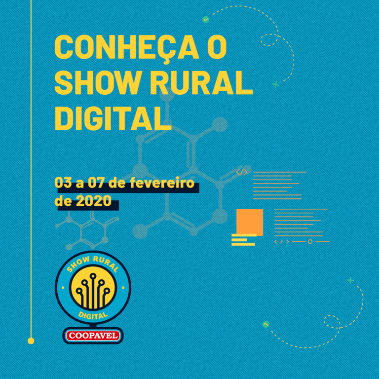Gigantes da inovação virão ao Show Rural Digital Coopavel 2020
